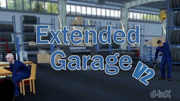 Extended Garage V2.0 ETS2 1.45
