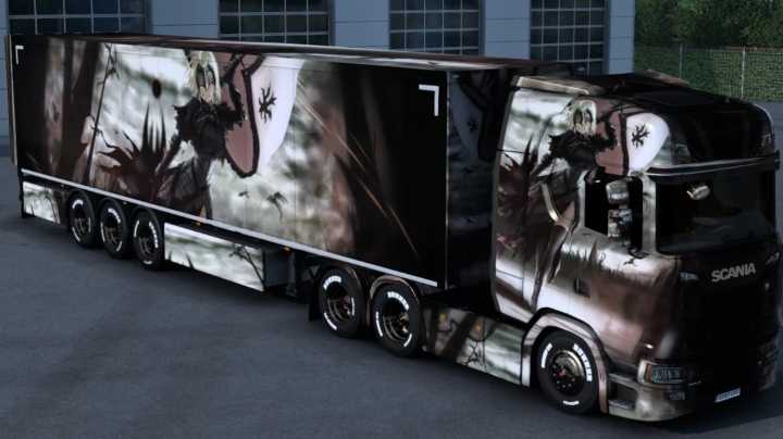 Fantasy Warrior Anime Skin ETS2 1.46