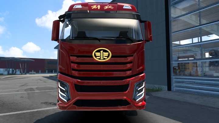 Мод для грузовика FAW J6 для ETS2 1.45.