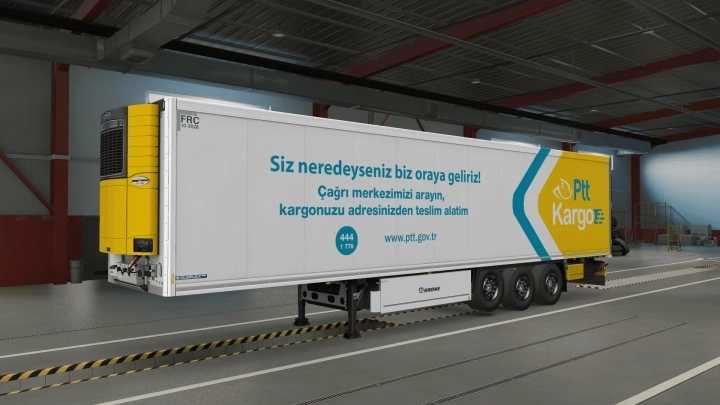 Federal Postal Services Trailers Skins Pack V1.0.1 ETS2 1.45