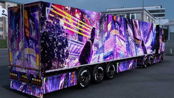 Futuristic City Skin ETS2 1.45