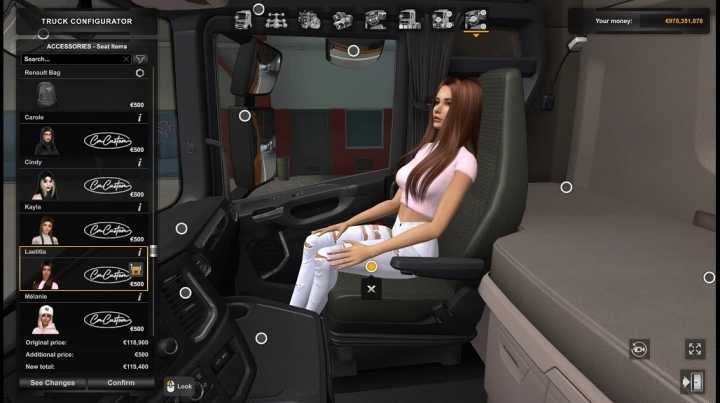 Girls Passenger V1.0 ETS2 1.45
