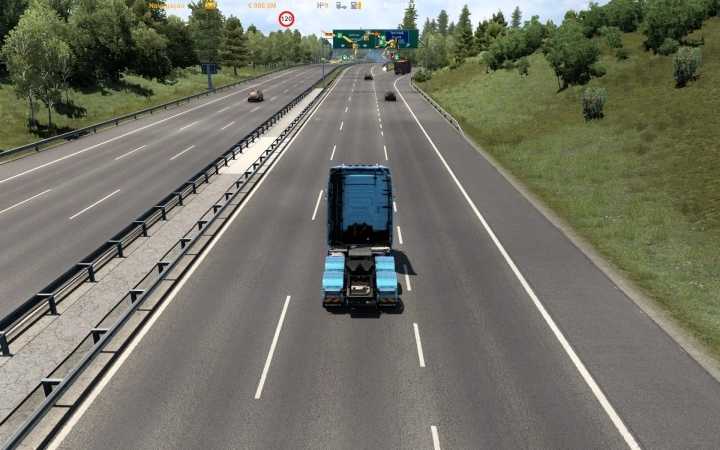 Gps On Top Of The Screen V1.0 ETS2 1.46