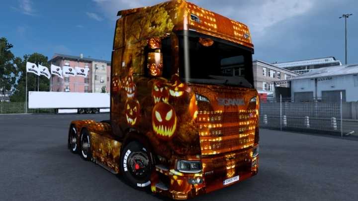 Halloween Skin ETS2 1.45