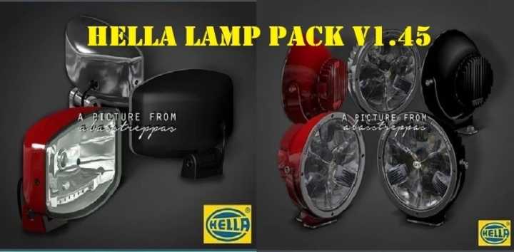 Hella Lamp Pack V2.0.2 ETS2 1.45