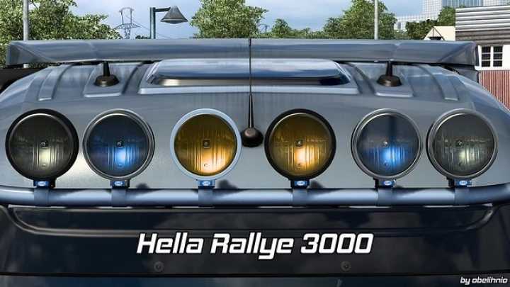 Hella Rallye 3000 V1.8 ETS2 1.45