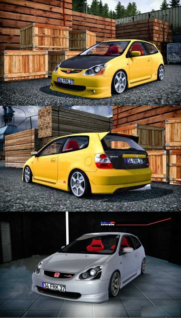 Honda Civic Ep3 Typer ETS2 1.45