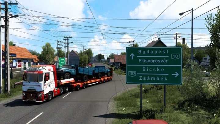 Hungary Map New Textures V1.06 ETS2 1.46