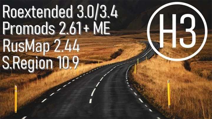 Hybrid 3 Rc Update Southern Region V3.4 ETS2 1.44