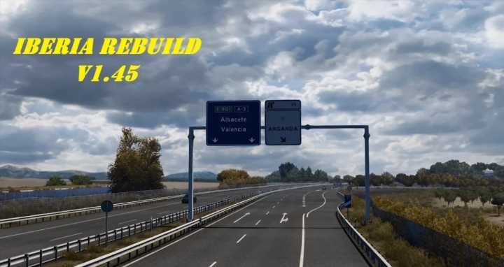 Iberia Rebuild Update ETS2 1.45
