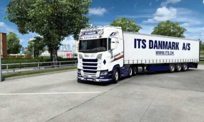 ЕГО мод Danmark Combo Skin V1.0 для ETS2 1.44.x.