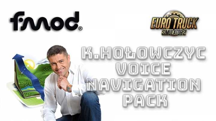 K.holowczyc Voice Navigation Pack V3.4 ETS2 1.43.x