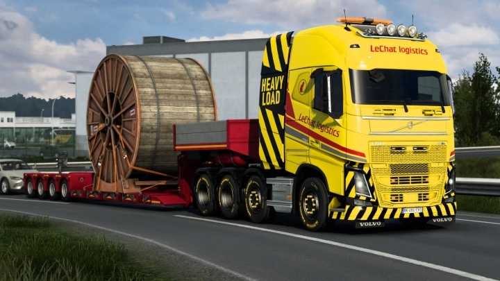 Lechat Logistics With Changeable Colors V1.12.1 ETS2 1.46