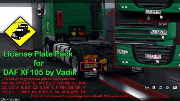 License Plate Pack V6.3 ETS2 1.44