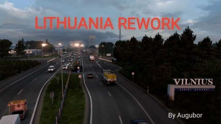 Lithuania Rework V1.1 ETS2 1.44