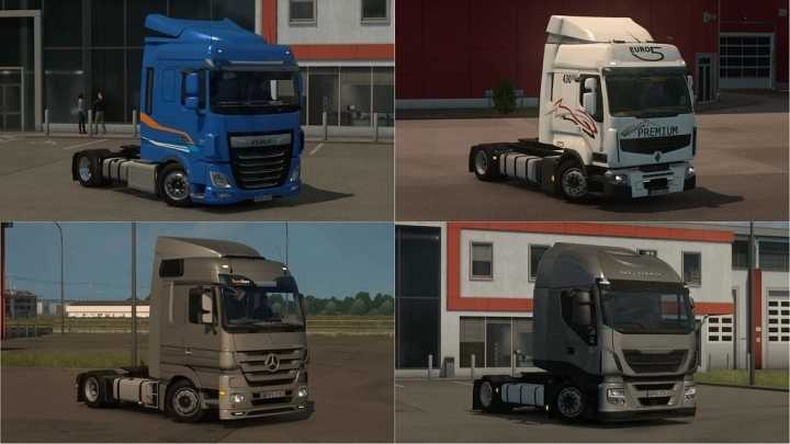 Low Deck Chassis Addons For Schumis Trucks V5.3 ETS2 1.44