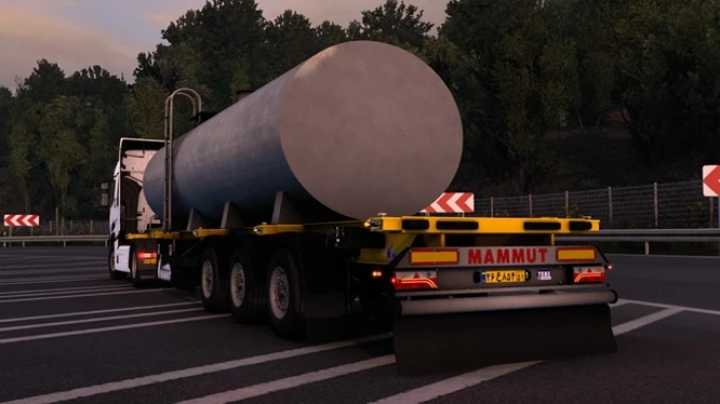 Mammut Container Carrier Semi Trailer V2.0 ETS2 1.43.x