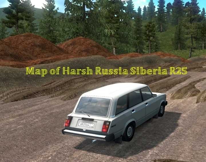 Map Of Harsh Russia Siberia R25 ETS2 1.45