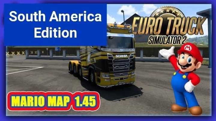Mario Map South America Edition ETS2 1.45