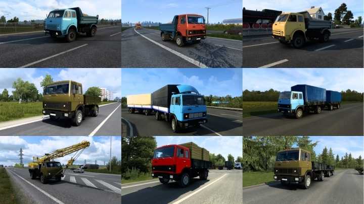 Maz Traffic Pack V1.2 ETS2 1.45