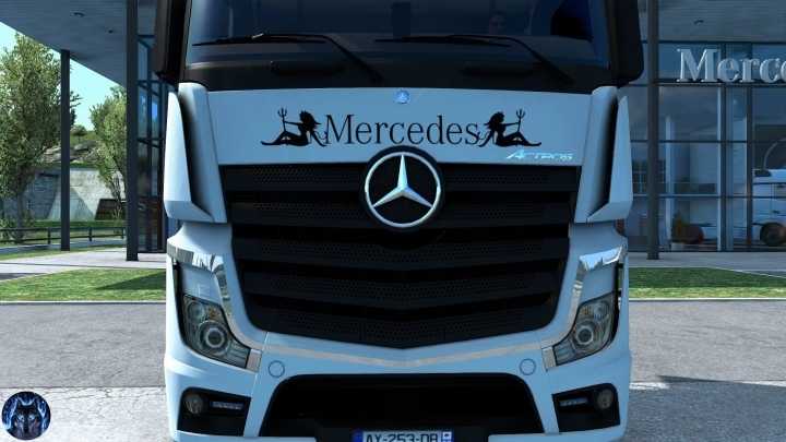 Mercedes Actros Mp4 Reworked V3.1.1 ETS2 1.45