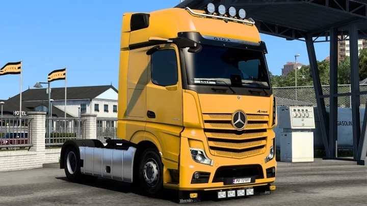 Mercedes Actros Mp5 Bumper Slots ETS2 1.44