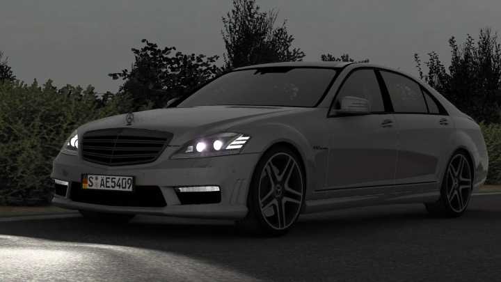 Mercedes-Benz W221 2012 S65 Amg V3.2 ETS2 1.45