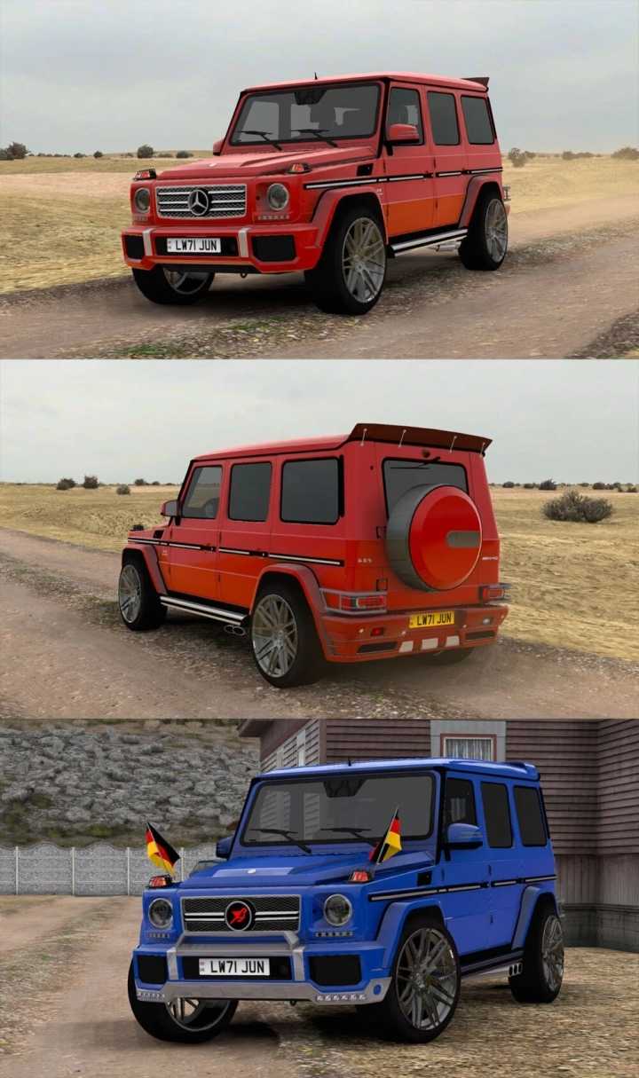 Mercedes-Benz W463 2012 G65 Amg V4.4 ETS2 1.45