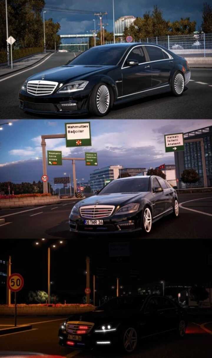 Mercedes S-Class W221 ETS2 1.45