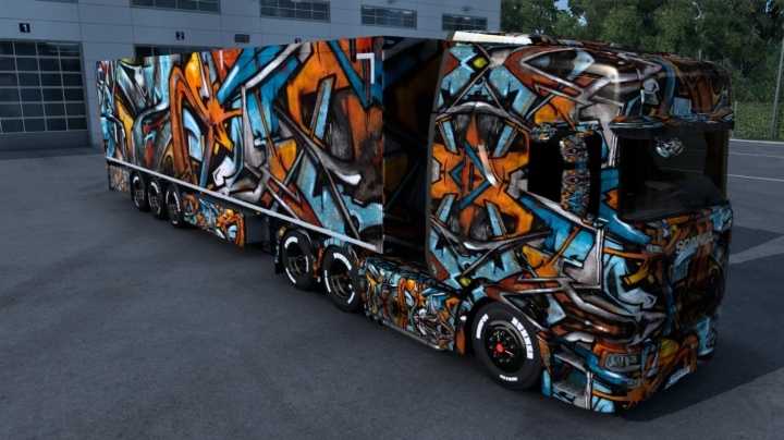 Multi Colored Skin ETS2 1.45