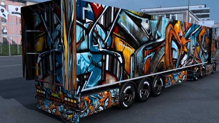 Multi Colored Skin ETS2 1.45