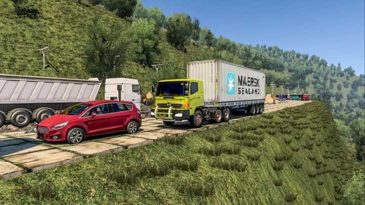 New Map Sumatra V2.8 Reborn ETS2 1.46