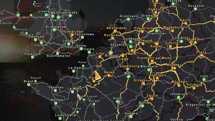 New Player Gps Marker ETS2 1.45