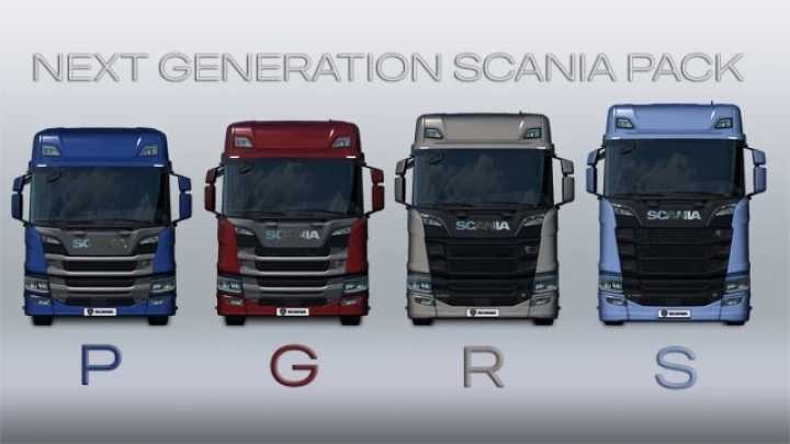Мод следующего поколения Scania P G R S Pack для ETS2 1.45.
