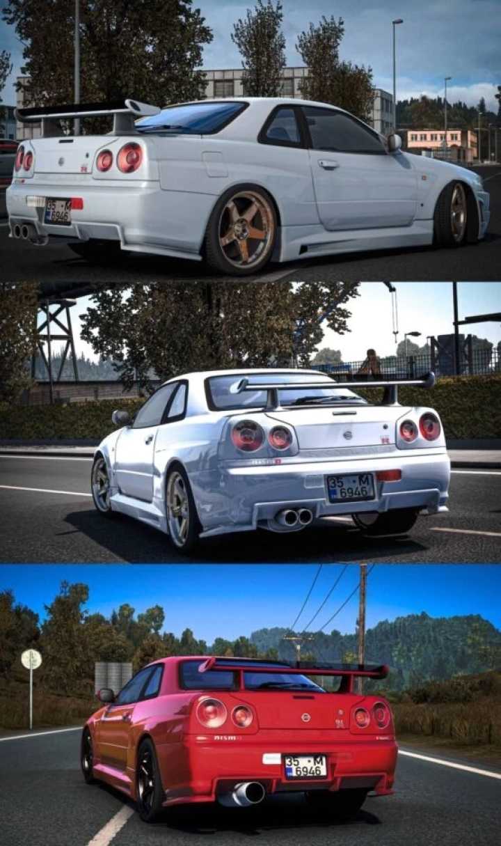 Nissan Skyline Gt-R R34 ETS2 1.45