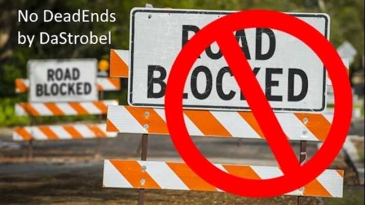 No Road Block Barriers V1.0 ETS2 1.44