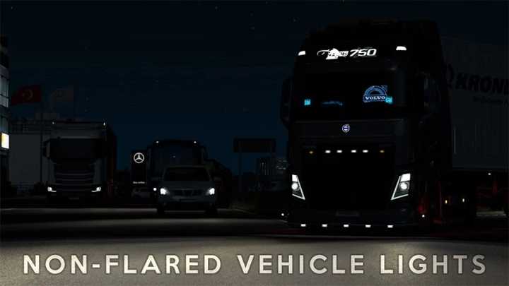 Non-Flared Vehicle Lights V5.1 ETS2 1.44