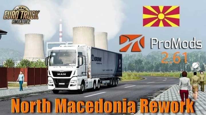 North Macedonia Rework Fix V1.4.5 Pm 2.61 ETS2 1.44