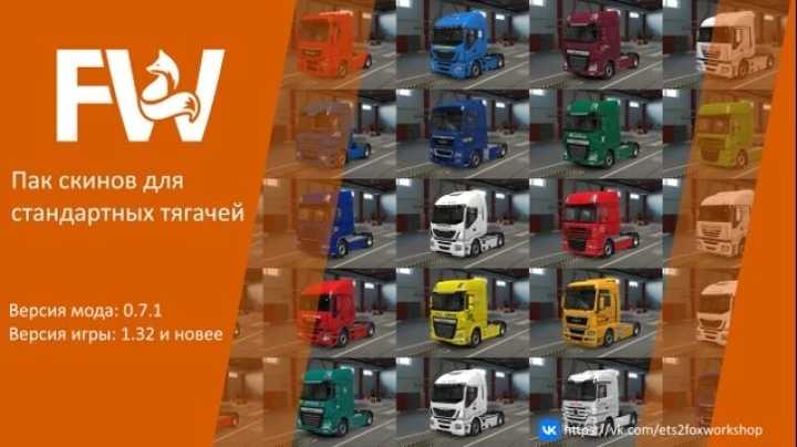 Pack Of Russian Skins For Scs Trucks V0.7.1 ETS2 1.43.x