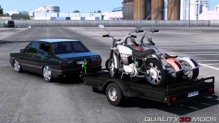 Pack Ownable Trailers For Cars ETS2 1.45