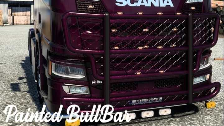Painted Bull Bar ETS2 1.45