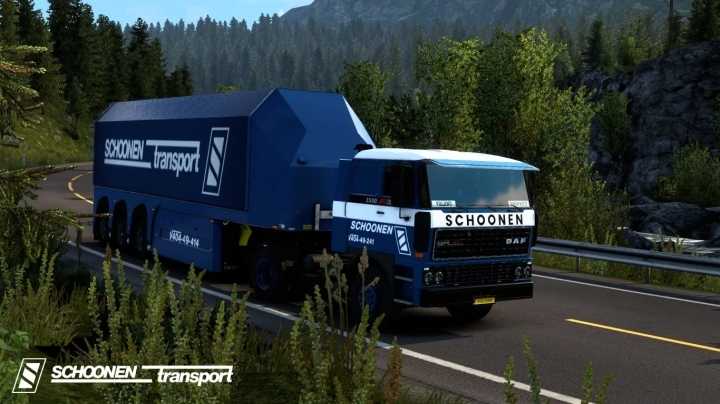 Paintjobs Schoonen Transport For Daf F241 V1.0 ETS2 1.43.x