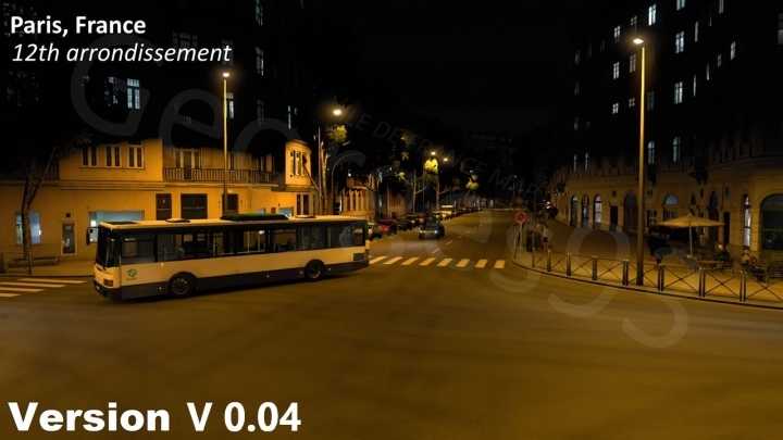 Paris Suburbs (Ile-De-France) V0.04 ETS2 1.45