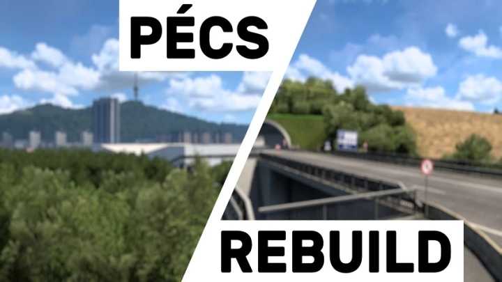 Pecs Rebuild Promods Addon ETS2 1.44