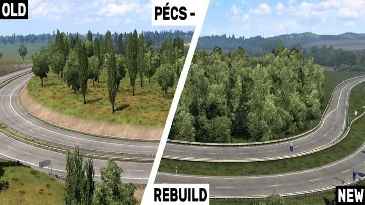 Pecs Rebuild Promods Addon ETS2 1.44