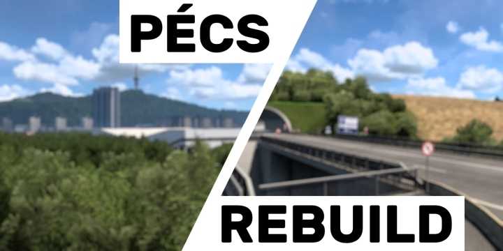 Pecs Rebuild Promods Addon V1.1 ETS2 1.44