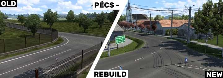 Pecs Rebuild Promods Addon V1.1 ETS2 1.44