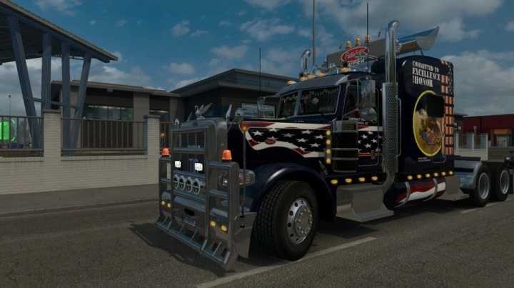 Peterbilt 389 Custom Truck ETS2 1.45