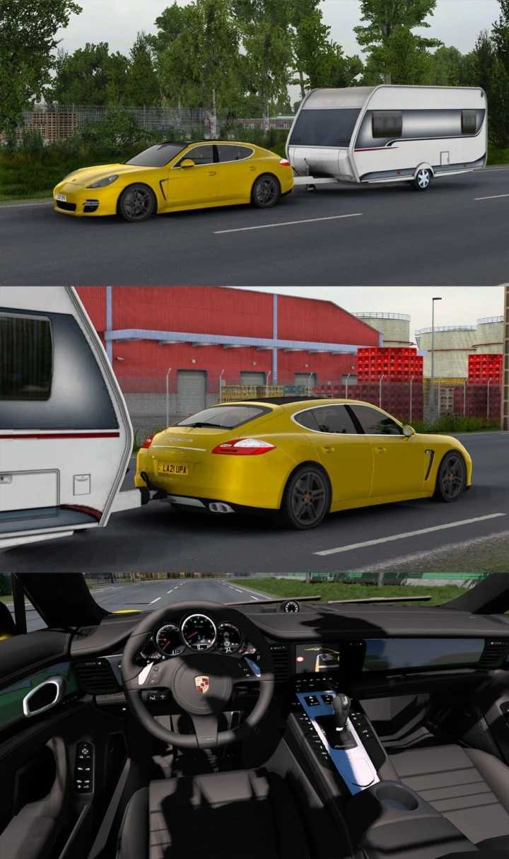 Porsche Panamera Turbo 970 2010 V7.3 ETS2 1.45