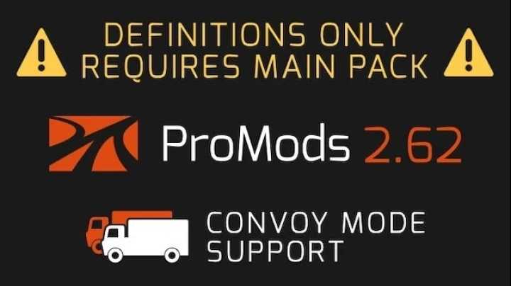 Promods 2.62 Convoy Mode Support ETS2 1.45